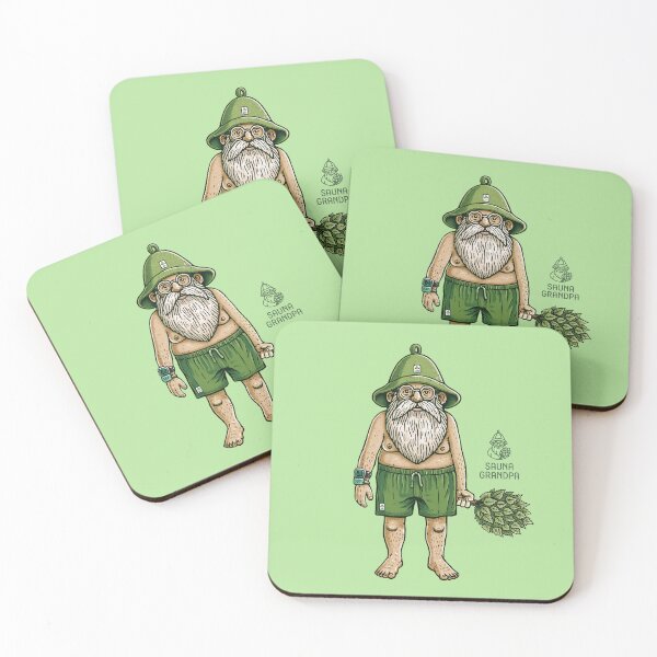Item preview, 「Sauna Grandpa」Relaxing Sauna Master - Front designed and sold by WABISABIMOMENTS.
