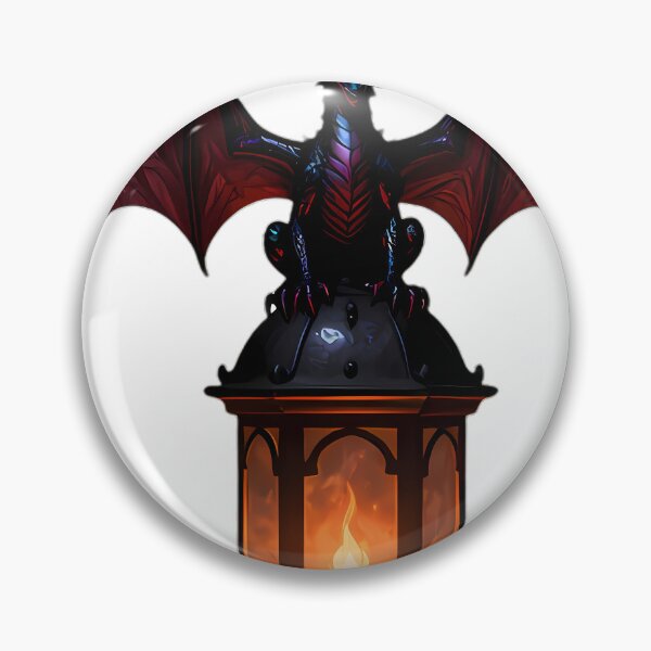 Item preview, Gothic Miniature Dragon Obsidian Lantern designed and sold by IllumeInk.