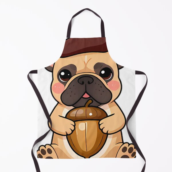 Item preview, French Bulldog Puppy in Acorn Hat designed and sold by pumsquare.