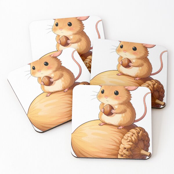 Item preview, Field Mouse Sitting on Giant Golden Acorn designed and sold by pumsquare.