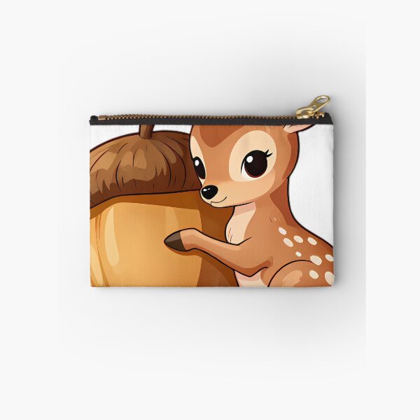 Item preview, Baby Fawn Snuggling Giant Autumn Acorn designed and sold by pumsquare.