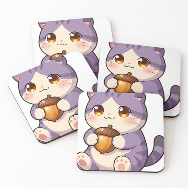 Item preview, Scottish Fold Kitten Hoisting Acorn designed and sold by pumsquare.