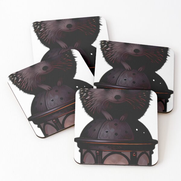 Item preview, Gothic Hedgehog Dark Mahogany Lantern designed and sold by IllumeInk.