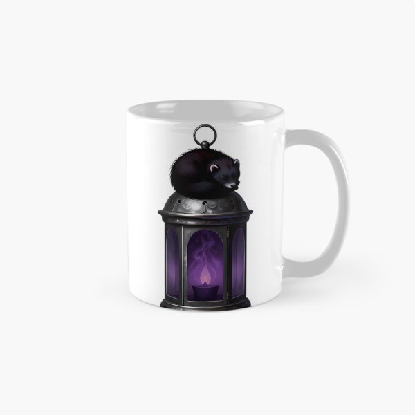 Item preview, Gothic Ferret Antique Silver Lantern designed and sold by IllumeInk.