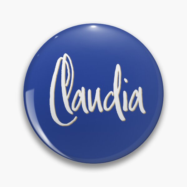 Item preview, CLAUDIA personalized type design designed and sold by CharlottePlaceArt.