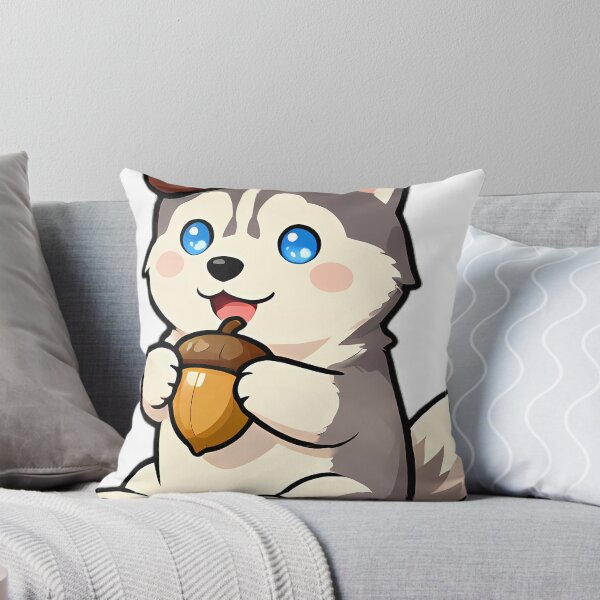 Item preview, Husky Puppy in Acorn Cap Beret designed and sold by pumsquare.