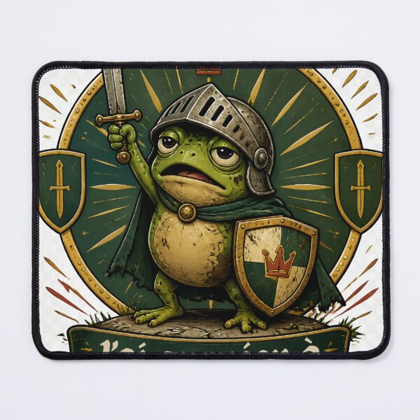 Item preview, Knight frog that survived Monday designed and sold by FilaliStudio.