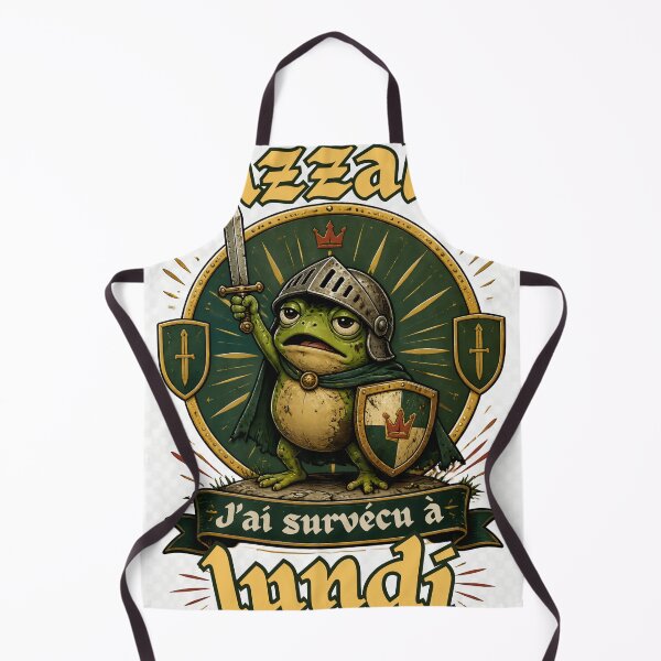 Item preview, Knight frog that survived Monday designed and sold by FilaliStudio.
