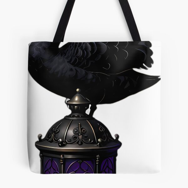 Item preview, Gothic Black Swan Antique Pewter Lantern designed and sold by IllumeInk.