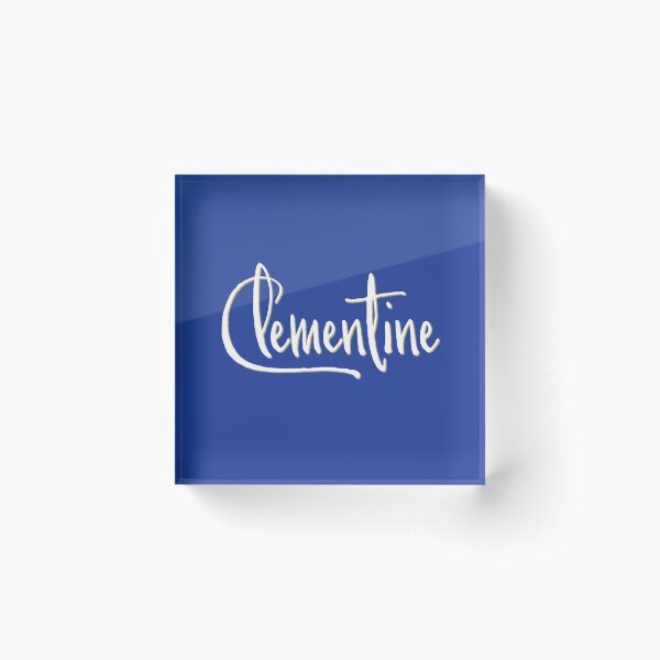 Item preview, CLEMENTINE personalized type design designed and sold by CharlottePlaceArt.