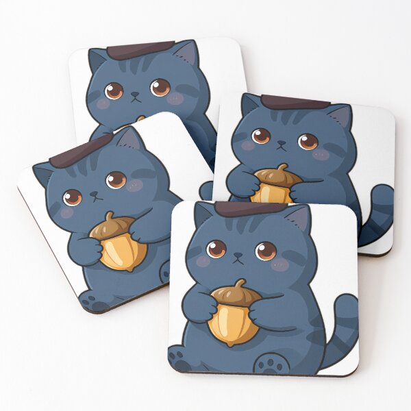 Item preview, British Shorthair Kitten With Acorn Crown designed and sold by pumsquare.