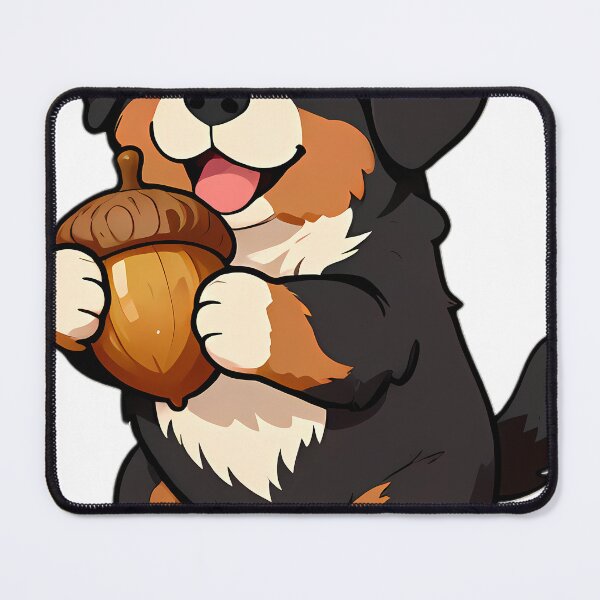 Item preview, Bernese Mountain Dog Puppy Lifting Giant Acorn designed and sold by pumsquare.