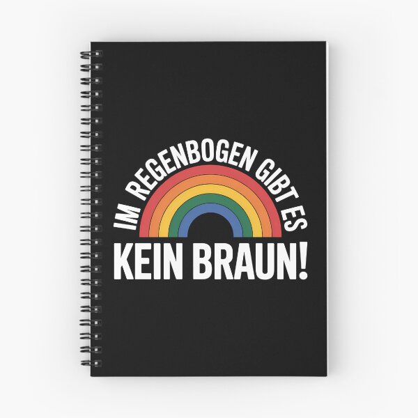 Artikelvorschau, I'm Regenbogen gibt es kein Braun - Linke Antifa Sticker entworfen und verkauft von LoFizzy.