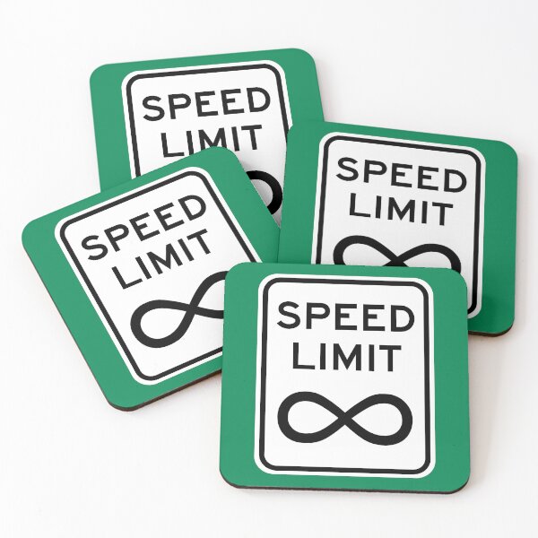 Item preview, Speed Limit Infinity Sign designed and sold by Karate Octopus.