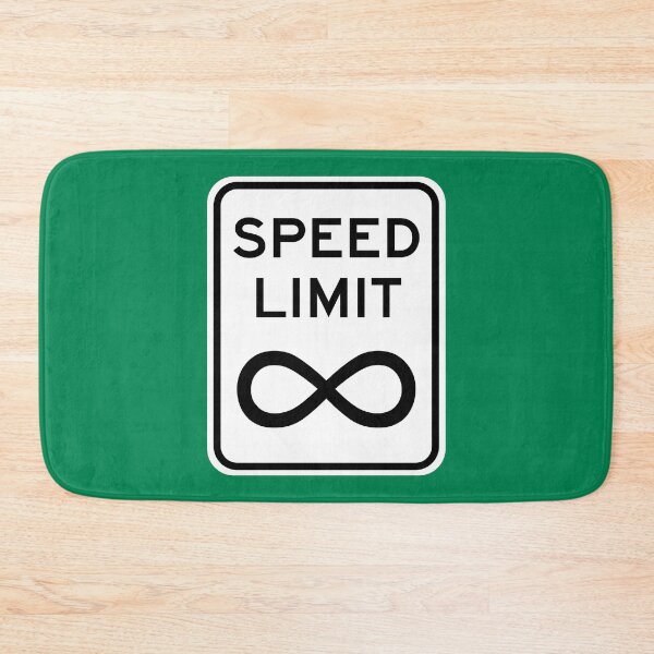 Item preview, Speed Limit Infinity Sign designed and sold by Karate Octopus.