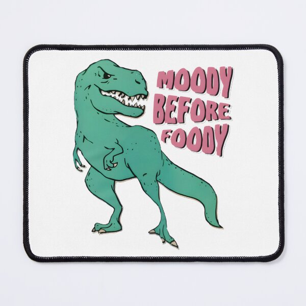Item preview, Moody T-Rex Dinosaur Illustration Before Food designed and sold by Roberto De Silva.