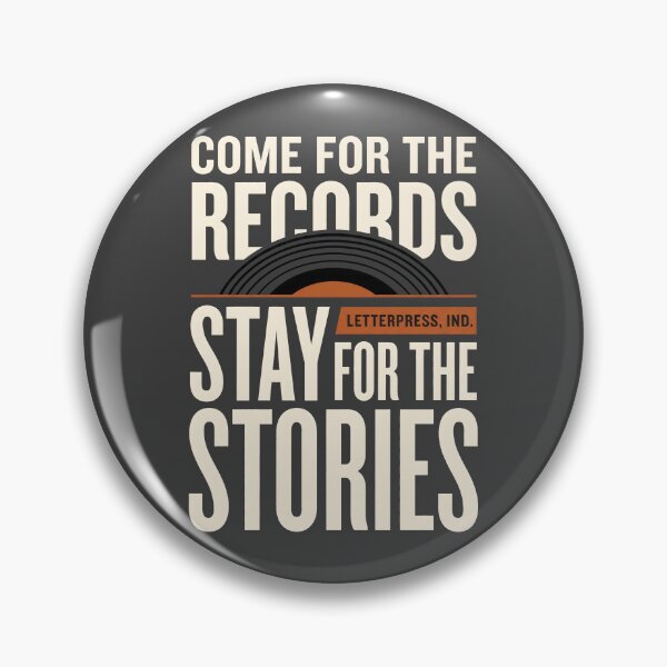 Item preview, Come For The Records Vinyl Record Collector designed and sold by SplashTastic.