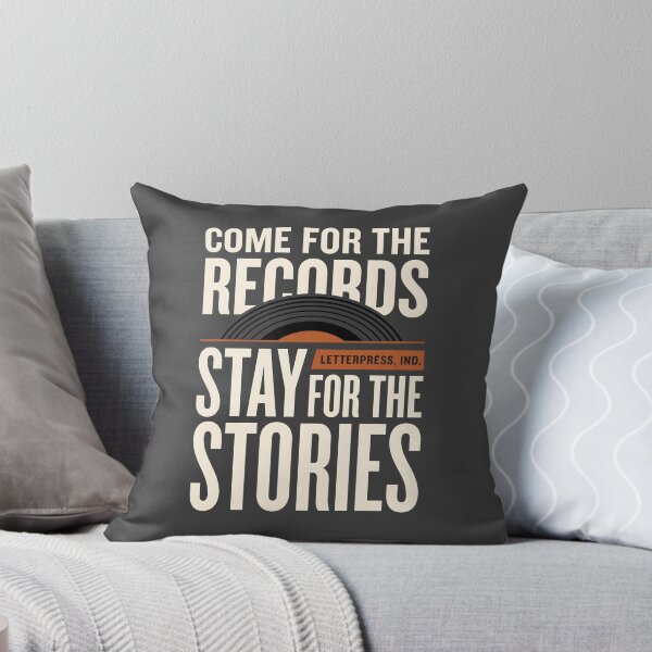 Item preview, Come For The Records Vinyl Record Collector designed and sold by SplashTastic.