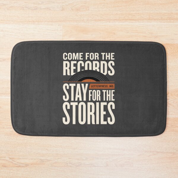 Item preview, Come For The Records Vinyl Record Collector designed and sold by SplashTastic.