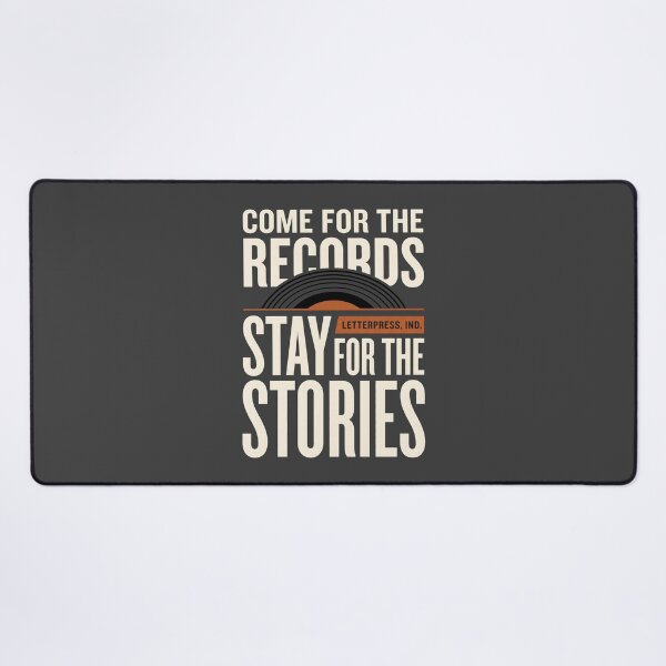 Item preview, Come For The Records Vinyl Record Collector designed and sold by SplashTastic.