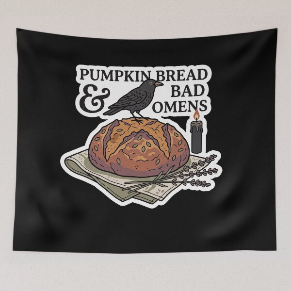 Item preview, Pumpkin Bread and Bad Omens Kitchen Witch Fall designed and sold by TheCalmEdit.