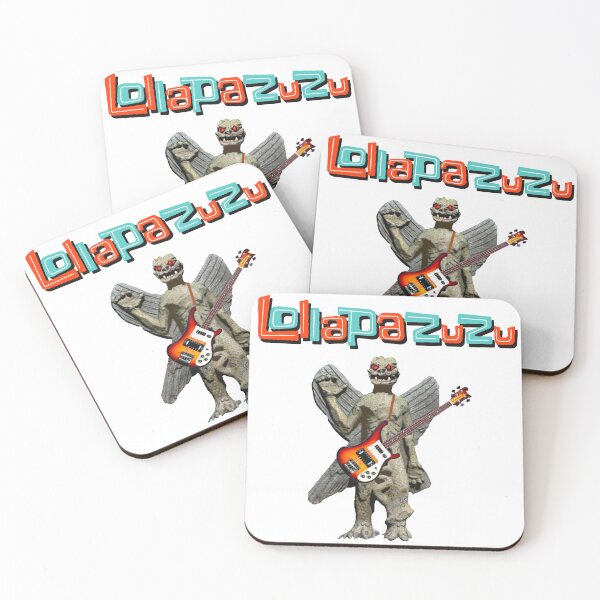 Item preview, Lollapalooza Pazuzu bass guitar logo designed and sold by VWscout2.