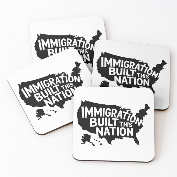 Item preview, Immigration Built This Nation – USA Statement Design designed and sold by LoFizzy.