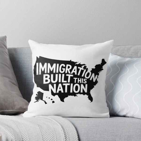 Item preview, Immigration Built This Nation – USA Statement Design designed and sold by LoFizzy.