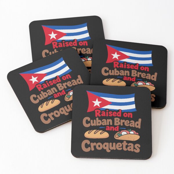 Item preview, Raised On Cuban Bread and Croquetas Hispanic Heritage designed and sold by Colorfulman.