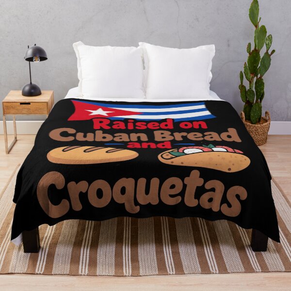 Item preview, Raised On Cuban Bread and Croquetas Hispanic Heritage designed and sold by Colorfulman.