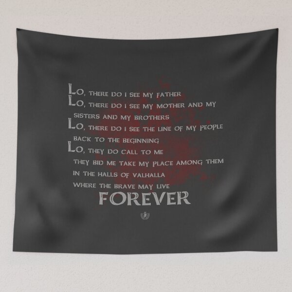 Item preview, Viking death prayer designed and sold by highlandarmory.