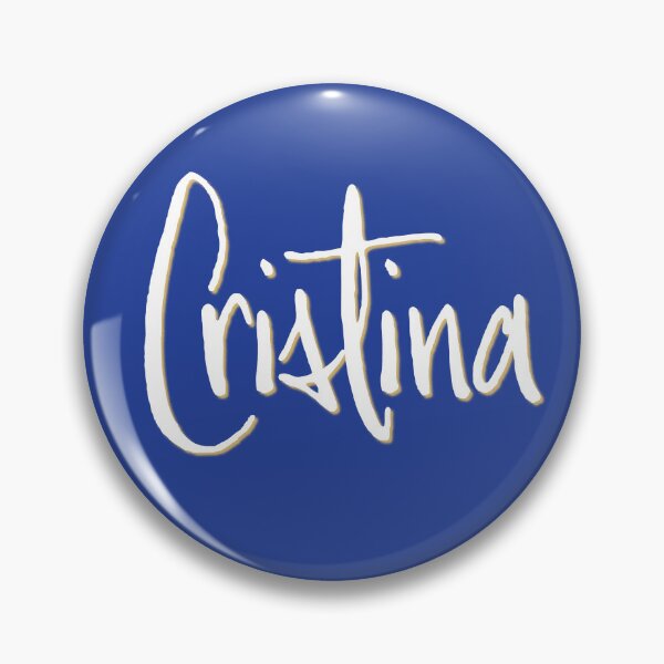 Item preview, CRISTINA personalized type design designed and sold by CharlottePlaceArt.