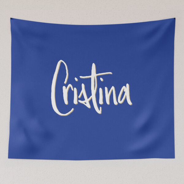 Item preview, CRISTINA personalized type design designed and sold by CharlottePlaceArt.