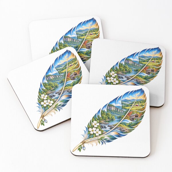 Item preview, Arkansas Natural State Feather designed and sold by Whimspired By Paxx.