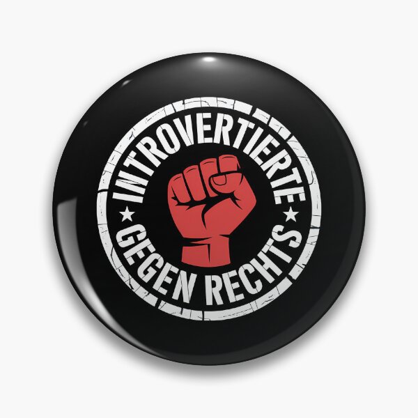 Artikelvorschau, Introvertierte gegen Rechts - Linke Antifa Sticker entworfen und verkauft von LoFizzy.