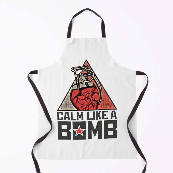 Item preview, Calm Like a Bomb Inspirational Typography Design for Inner Strength and Peace designed and sold by khukho.