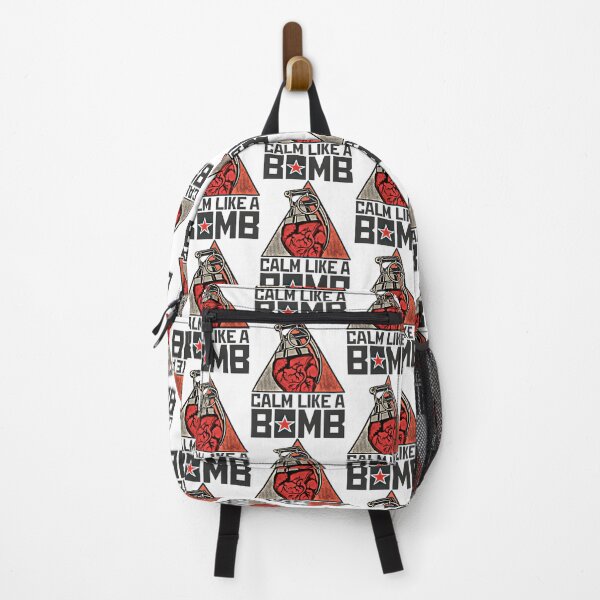 Item preview, Calm Like a Bomb Inspirational Typography Design for Inner Strength and Peace designed and sold by khukho.