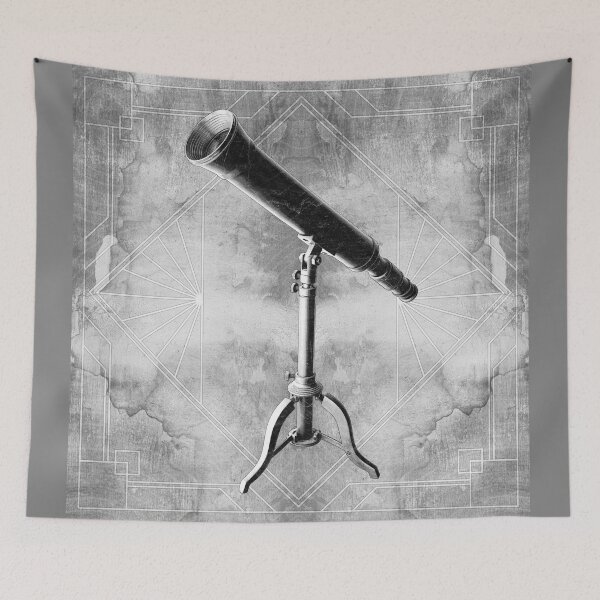 Item preview, Antique Brass Telescope on Folding Tripod Stand designed and sold by Ghoul Enterprises.