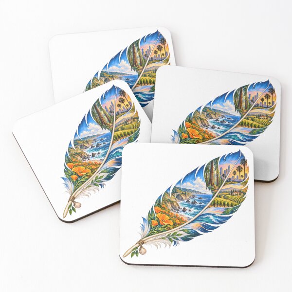 Item preview, California Dreaming Feather designed and sold by Whimspired By Paxx.
