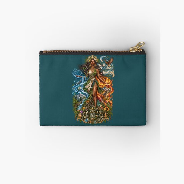 Item preview, Guardian of the Four Elements | Mother Nature Art | Sacred Elemental Goddess designed and sold by 'VARI'.