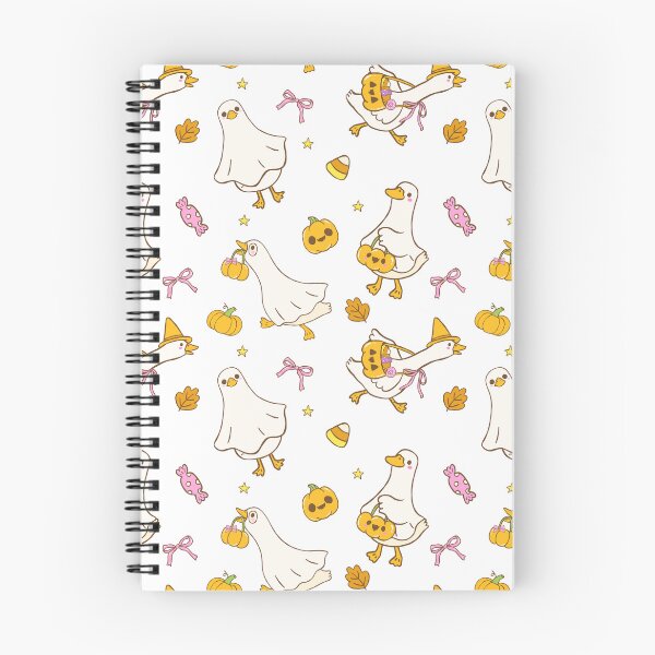 Item preview, Cute Silly Goose Ghost Halloween Pattern designed and sold by MiaBellaGirl.