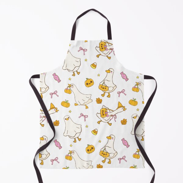 Item preview, Cute Silly Goose Ghost Halloween Pattern designed and sold by MiaBellaGirl.