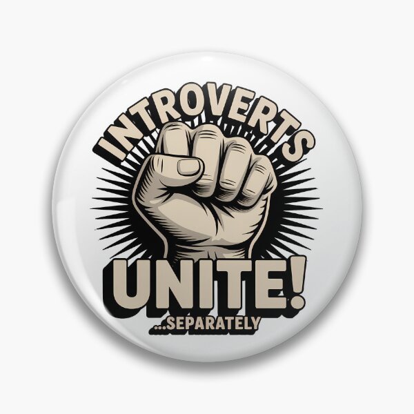 Item preview, Introverts Unite Separately – Funny Design designed and sold by LoFizzy.