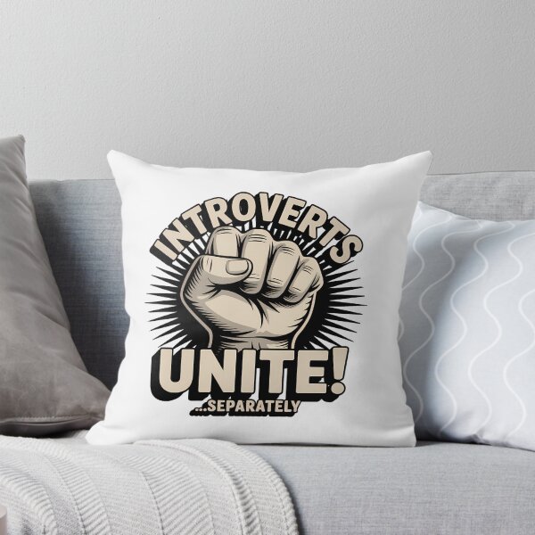 Item preview, Introverts Unite Separately – Funny Design designed and sold by LoFizzy.
