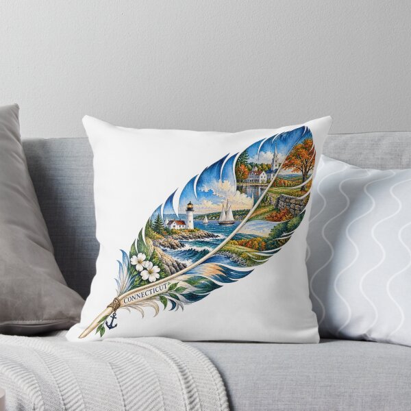 Item preview, Connecticut Coastal Feather designed and sold by Whimspired By Paxx.