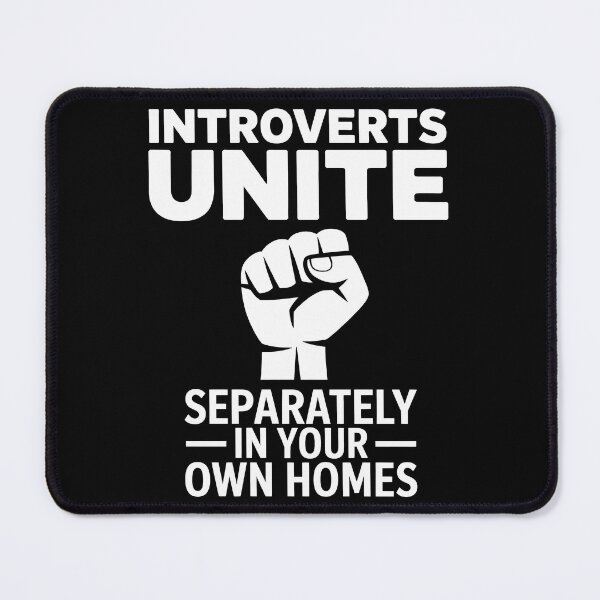 Item preview, Introverts Unite Separately – Funny Design designed and sold by LoFizzy.