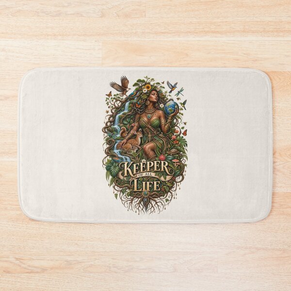 Item preview, Keeper of All Life | Mother Nature Art | Sacred Earth Goddess Illustration designed and sold by 'VARI'.