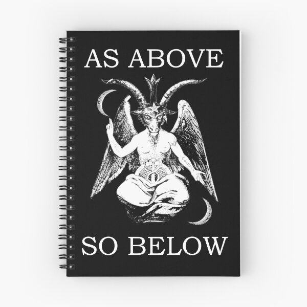 Item preview, Baphomet As above So below Satanic Gothic Pagan  designed and sold by Hallows03.