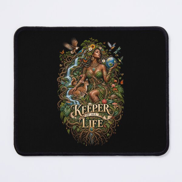 Item preview, Keeper of All Life | Mother Nature Art | Sacred Earth Goddess Illustration designed and sold by 'VARI'.