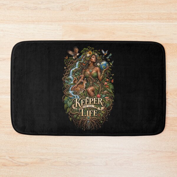 Item preview, Keeper of All Life | Mother Nature Art | Sacred Earth Goddess Illustration designed and sold by 'VARI'.